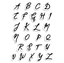 Εικόνα του Ciao Bella Stamping Art Διάφανες Σφραγίδες 4" X 6"  - Muse Uppercase Alphabet, 26τεμ.