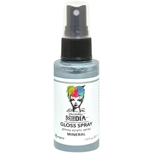 Picture of Dina Wakley Media Gloss Sprays Ακρυλικό Χρώμα σε Σπρέι, Φινίρισμα Γκλος ι - Mineral