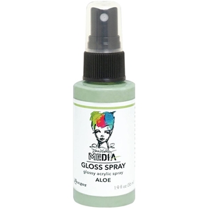 Picture of Dina Wakley Media Gloss Sprays Ακρυλικό Χρώμα σε Σπρέι, Φινίρισμα Γκλος - Aloe