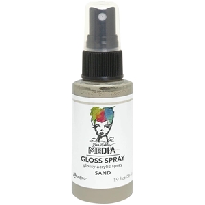 Picture of Dina Wakley Media Gloss Sprays Ακρυλικό Χρώμα σε Σπρέι, Φινίρισμα Γκλος - Sand