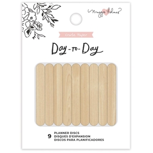 Picture of Maggie Holmes Day-To-Day Planner Discs 1.75" - Wood