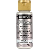 Εικόνα του Deco Art Dazzling Metallics Μεταλλικό Ακρυλικό Χρώμα 59ml - White Pearl