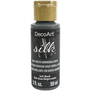 Picture of DecoArt Silk Paint 2oz - Soft Black