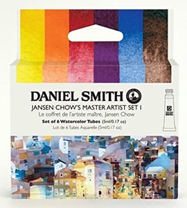 Picture of Daniel Smith Watercolor Set Jansen Chow’s Master Artist Set I - Σετ Χρώματα Ακουαρέλας, 6τεμ. 