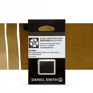 Picture of Daniel Smith Extra Fine Watercolor Half Pan - Raw Umber