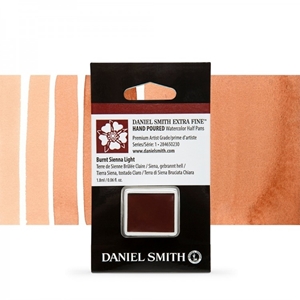 Picture of Daniel Smith Extra Fine Χρώμα Ακουαρέλας Half Pan - Burnt Sienna Light