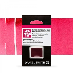 Picture of Daniel Smith Extra Fine Χρώμα Ακουαρέλας Half Pan - Quinacridone Rose