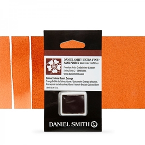 Picture of Daniel Smith Extra Fine Χρώμα Ακουαρέλας Half Pan - Quinacridone Burnt Orange