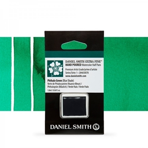 Picture of Daniel Smith Extra Fine Χρώμα Ακουαρέλας Half Pan - Phthalo Green (Blue Shade)