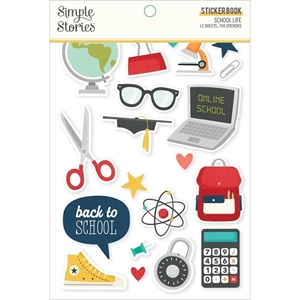 Picture of Simple Stories Sticker Book - School Life