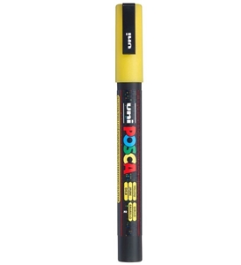 Picture of Μαρκαδόρος POSCA 3M Fine Bullet Tip Pen – Glitter Yellow