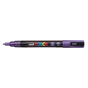 Picture of Μαρκαδόρος POSCA 3M Fine Bullet Tip Pen - Glitter Violet