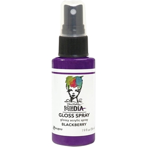 Picture of Dina Wakley Media Gloss Sprays Ακρυλικό Χρώμα σε Σπρέι, Φινίρισμα Γκλος - Blackberry