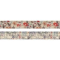Εικόνα του Tim Holtz Idea-Ology Fabric Tape Αυτοκόλλητη Υφασμάτινη Ταινία 1"  x  2.75m - Floral