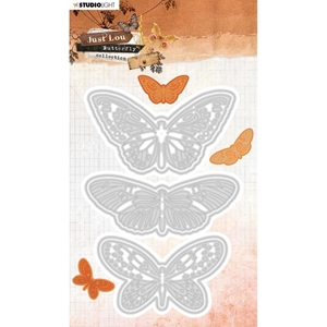 Picture of Studio Light Just Lou Cutting & Embossing Die Μήτρες Κοπής - No. 18 Butterfly Collection