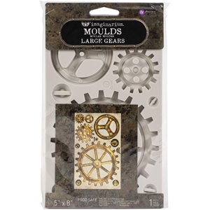 Picture of Prima Marketing Finnabair Decor Moulds Καλούπι Σιλικόνης 5" x 8" - Large Gears