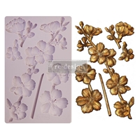 Εικόνα του Prima Re-Design Decor Mould Καλούπι Σιλικόνης 5'' x 8'' - Botanical Blossoms
