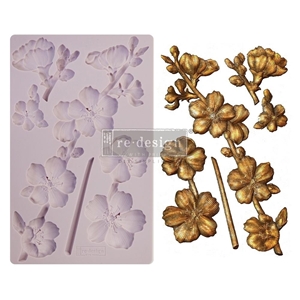 Picture of Prima Re-Design Decor Mould Καλούπι Σιλικόνης 5'' x 8'' - Botanical Blossoms