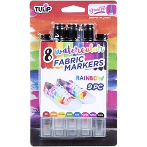 Picture of Μαρκαδόροι για Ύφασμα Tulip Watercolor Fabric Markers - Rainbow