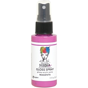 Picture of Dina Wakley Media Gloss Sprays Ακρυλικό Χρώμα σε Σπρέι, Φινίρισμα Γκλος - Magenta