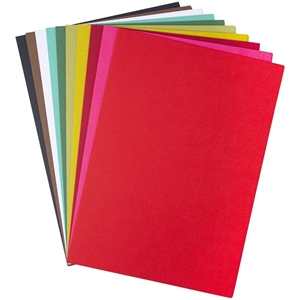 Picture of Sizzix Surfacez Cardstock Pack 8"X11.5" - Festive, 10 Colors