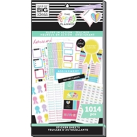 Picture of Happy Planner Sticker Value Pack - Teacher, Happy In Action, 1014pcs