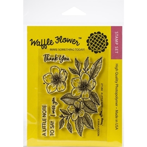 Picture of Waffle Flower Crafts Clear Stamps 4"X6" - A Little Note