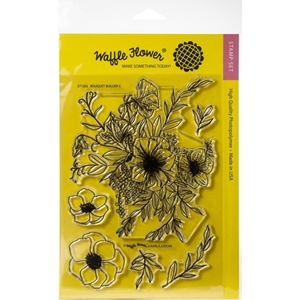Picture of Waffle Flower Crafts Clear Stamps 5"X7" - Bouquet Builder 5
