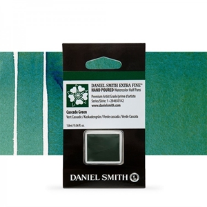 Picture of Daniel Smith Extra Fine Χρώμα Ακουαρέλας Half Pan - Cascade Green