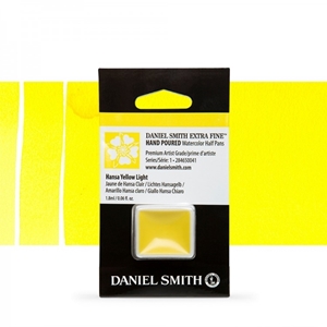 Picture of Daniel Smith Extra Fine Χρώμα Ακουαρέλας Half Pan - Hansa Yellow Light