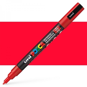 Picture of Μαρκαδόρος POSCA 3M Fine Bullet Tip Pen – Red