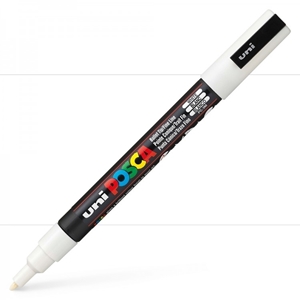 Picture of Μαρκαδόρος POSCA 3M Fine Bullet Tip Pen - White