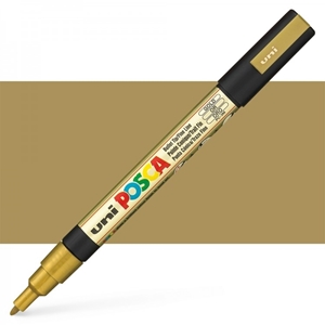 Picture of Μαρκαδόρος POSCA 3M Fine Bullet Tip Pen – Gold