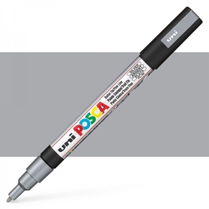 Picture of Μαρκαδόρος POSCA 3M Fine Bullet Tip Pen – Silver
