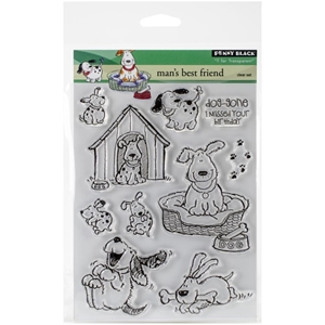 Picture of Penny Black Clear Stamps – Man’s Best Friend