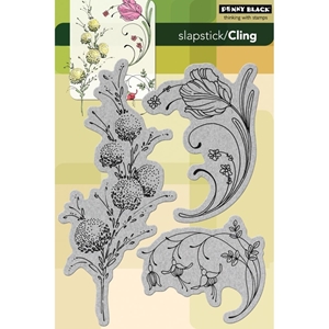 Picture of Penny Black Clear Stamps – Delicate Florals