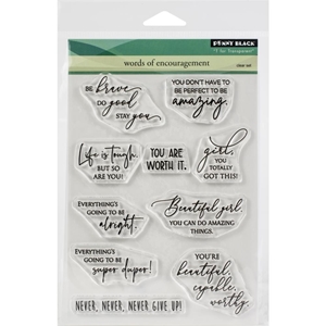 Picture of Penny Black Clear Stamps – Words Of Encouragement