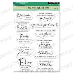 Picture of Penny Black Clear Stamps – Teacher Sentiments