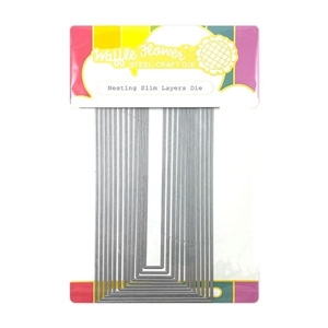 Picture of Waffle Flower Crafts Die - Nesting Slim Layers