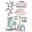 Picture of Ciao Bella Stamping Art Clear Stamps 4" X 6" - Chemical Reaction, Sign Of The Times, 6pcs