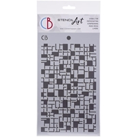 Εικόνα του Ciao Bella Art Texture Στένσιλ 5"X8" -  Crossword