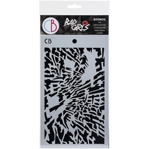 Picture of Ciao Bella Bad Girls Texture Stencil 5"X8" -  Irregular