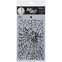 Εικόνα του Ciao Bella Bad Girls Texture Στένσιλ 5"X8" -  Spider Net