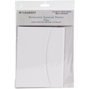 Picture of 49 And Market Foundations Landscape Pockets - White
