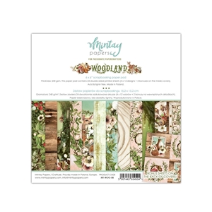 Picture of Mintay Papers Μπλοκ Scrapbooking 6''x 6'' - Woodland