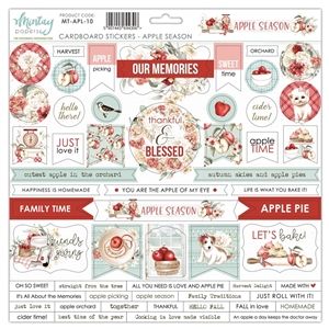 Picture of Mintay Papers Αυτοκόλλητα Chipboard - Apple Season