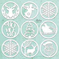 Picture of Mintay Chippies - Christmas Circles, 9pcs