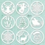 Εικόνα του Mintay Chippies Chipboard Χριστουγεννιάτικα Σχήματα- Christmas Circles, 9τεμ 