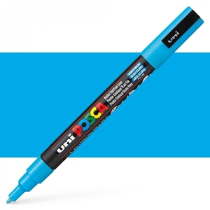 Picture of Μαρκαδόρος POSCA 3M Fine Bullet Tip Pen - Light Blue