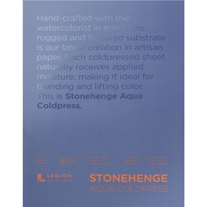 Picture of Stonehenge Aqua Block Coldpress Pad 9"X12" - Μπλοκ Ακουαρέλας